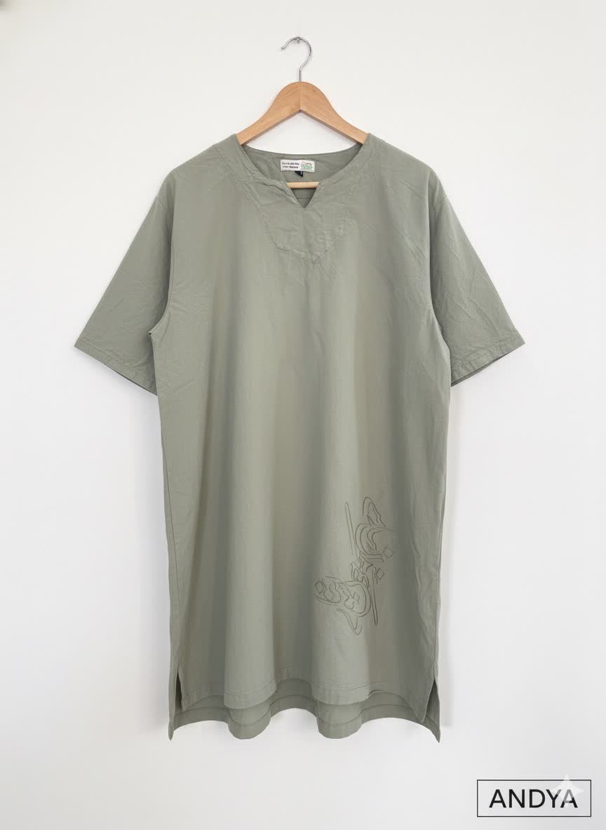 پیراهن یقه 7 سدری سایز5 آستین کوتاه